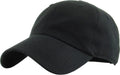 Classic Black Cotton "Dad Hat"