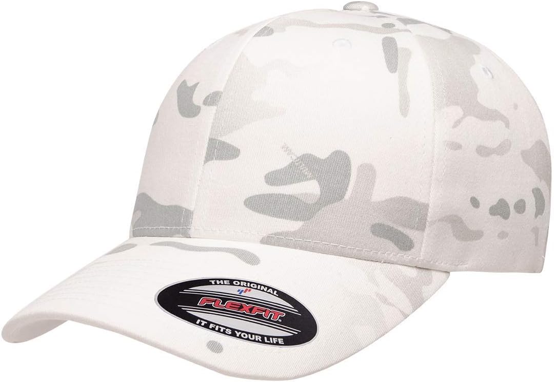 Men's Fully Closed Combed Twill Baseball Cap with a Wool-like Feel