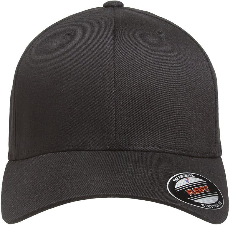 Men's Fully Closed Combed Twill Baseball Cap with a Wool-like Feel