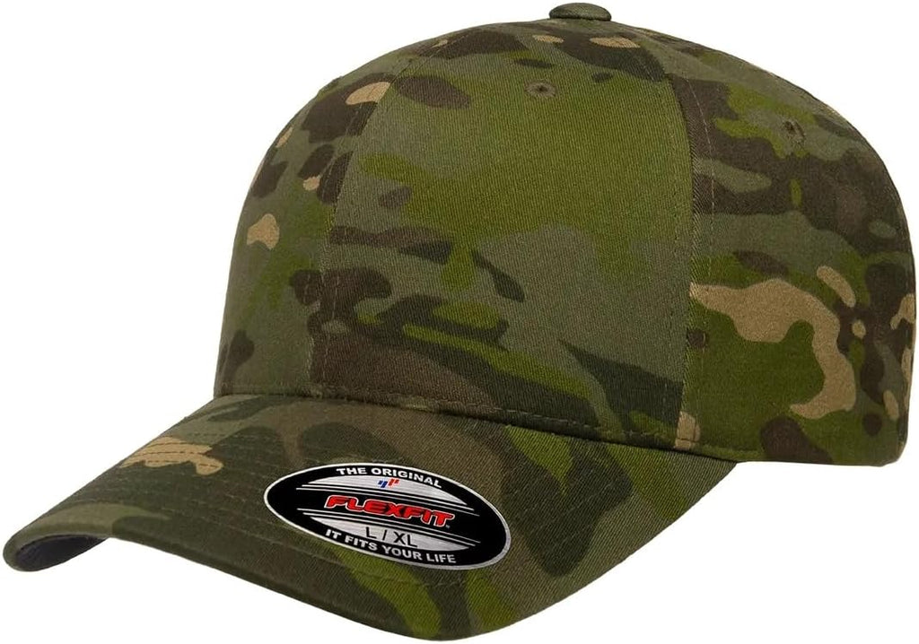 Men's Fully Closed Combed Twill Baseball Cap with a Wool-like Feel