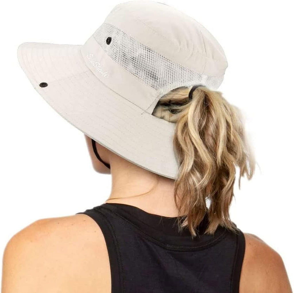 Women's Foldable UV-Protection Sun Hat for Outdoor Use