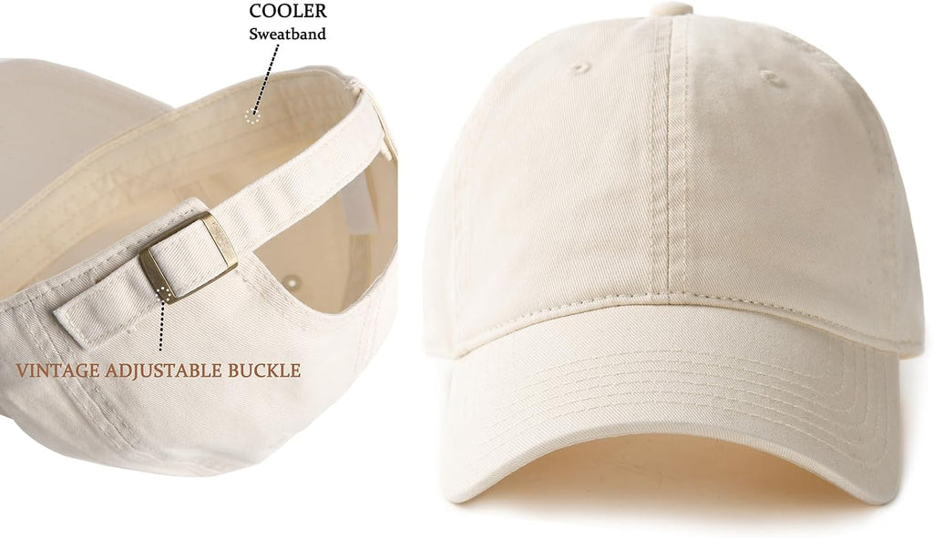 Unisex Vintage Washed Soft-Top Baseball Cap