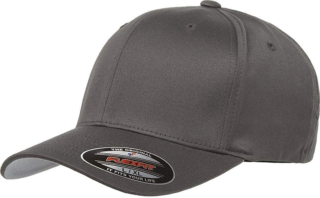 Men's Fully Closed Combed Twill Baseball Cap with a Wool-like Feel