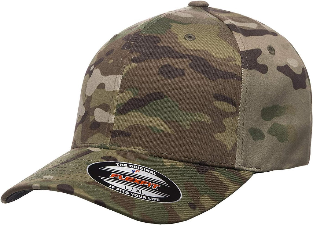 Men's Fully Closed Combed Twill Baseball Cap with a Wool-like Feel