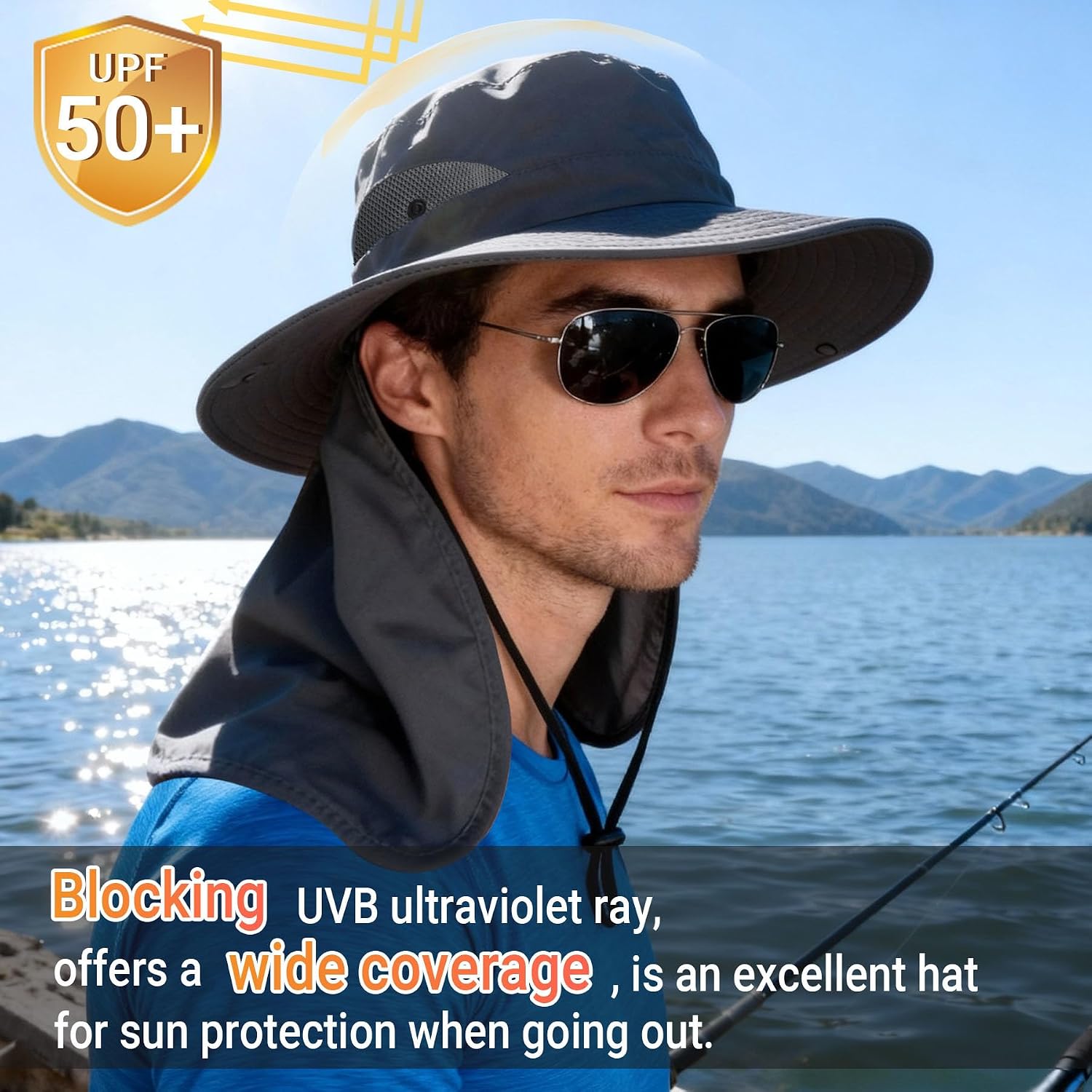 Unisex Sun Hat (with Neck Flap)