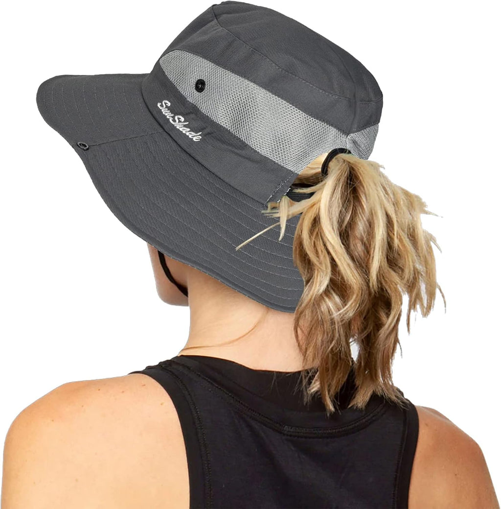 Women's Foldable UV-Protection Sun Hat for Outdoor Use