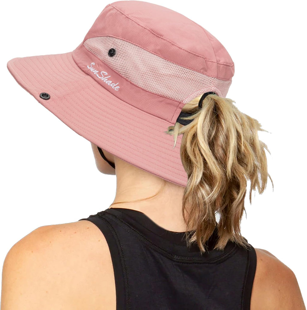 Women's Foldable UV-Protection Sun Hat for Outdoor Use