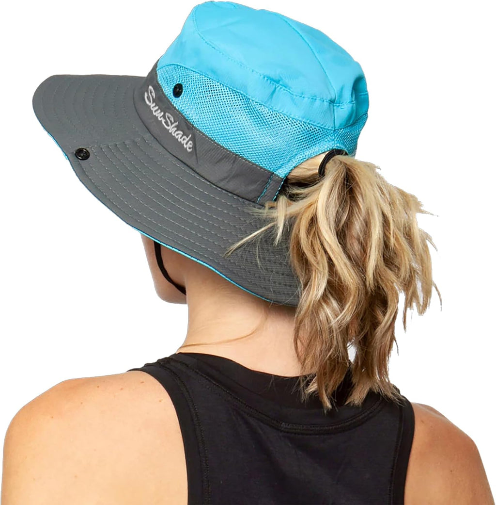 Women's Foldable UV-Protection Sun Hat for Outdoor Use