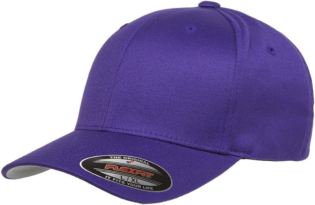 Men's Fully Closed Combed Twill Baseball Cap with a Wool-like Feel