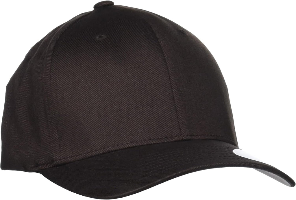 Men's Fully Closed Combed Twill Baseball Cap with a Wool-like Feel