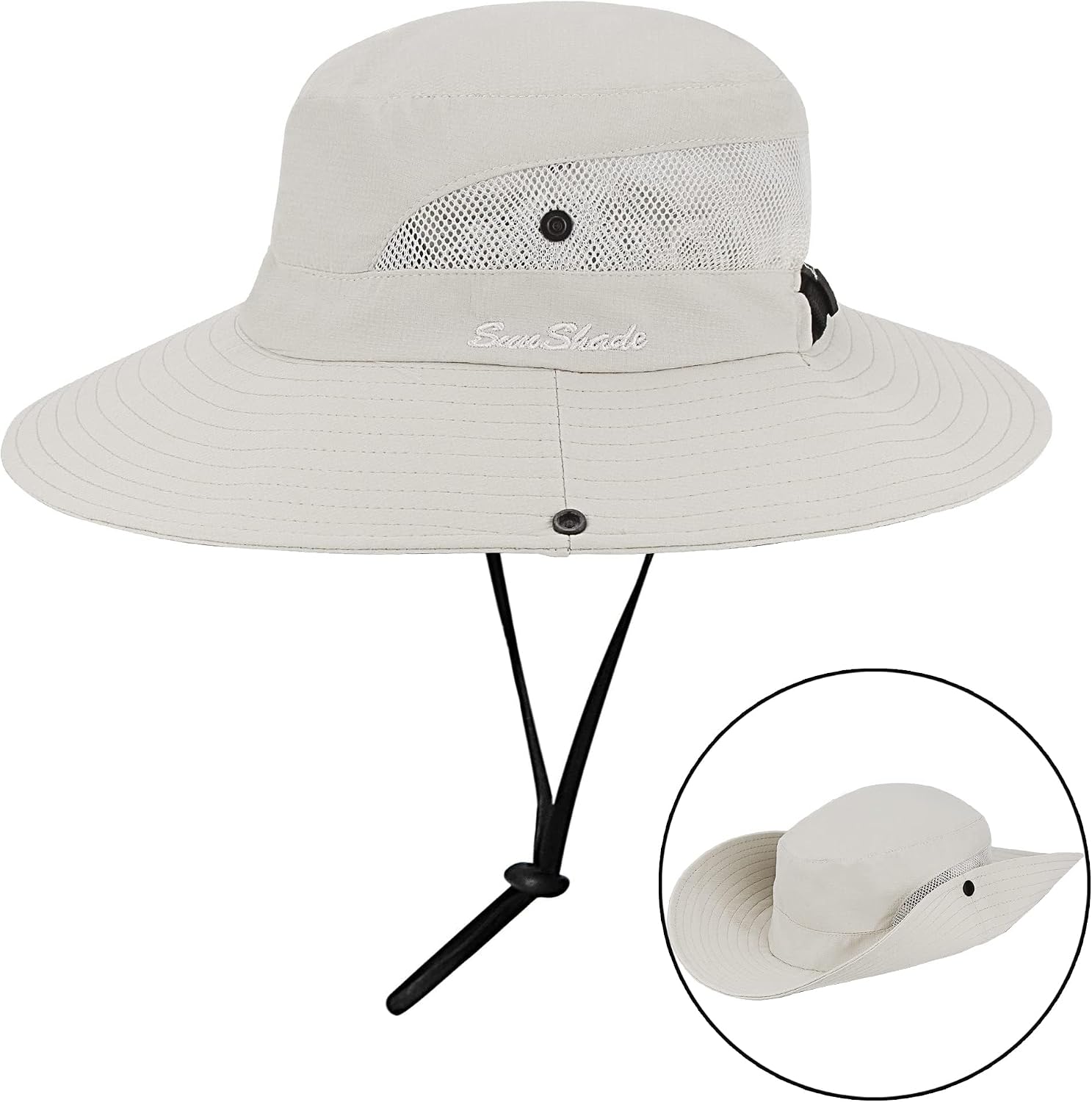 Women's Foldable UV-Protection Sun Hat for Outdoor Use