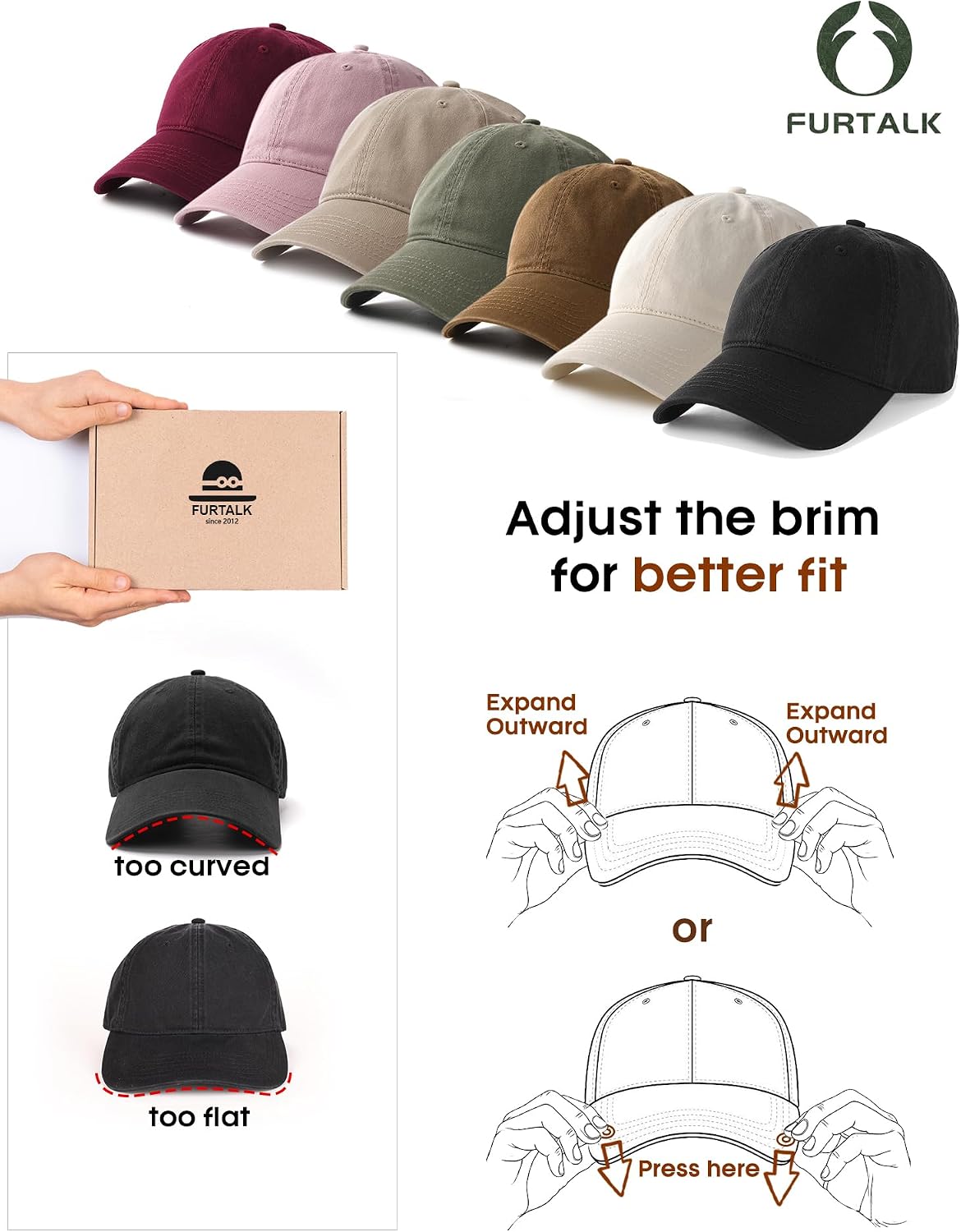 Unisex Vintage Washed Soft-Top Baseball Cap