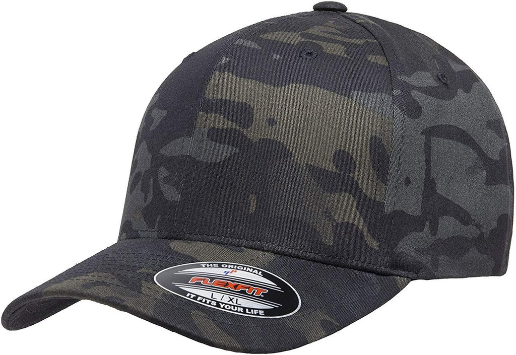 Men's Fully Closed Combed Twill Baseball Cap with a Wool-like Feel
