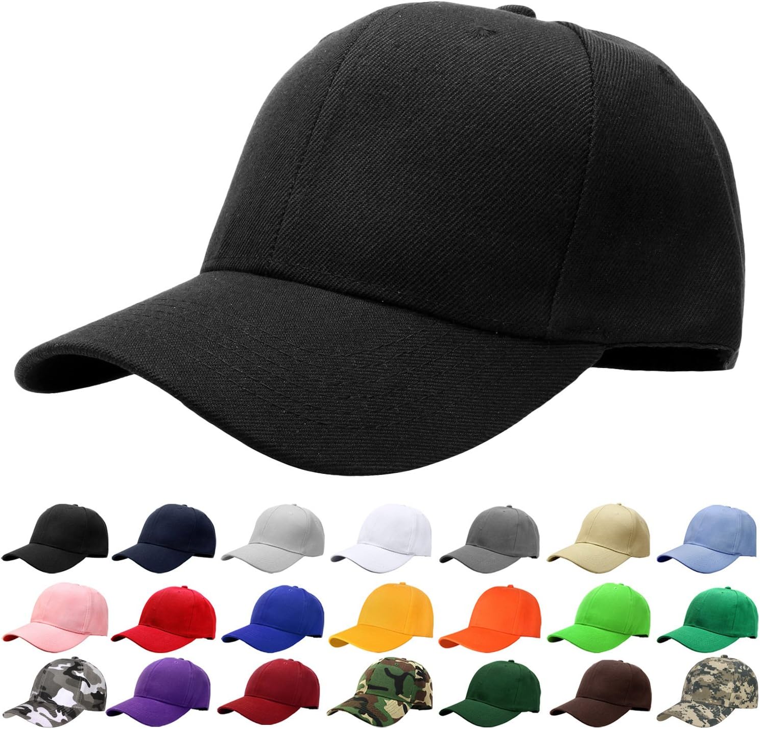 Baseball cap—suitable for running, working out, and outdoor activities.