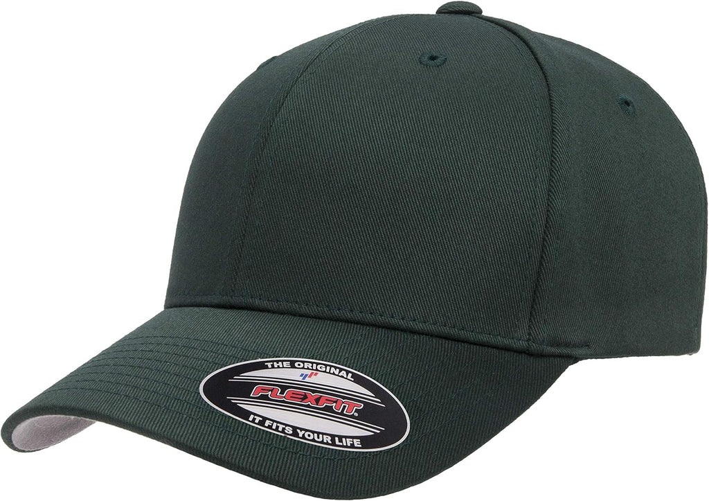 Men's Fully Closed Combed Twill Baseball Cap with a Wool-like Feel