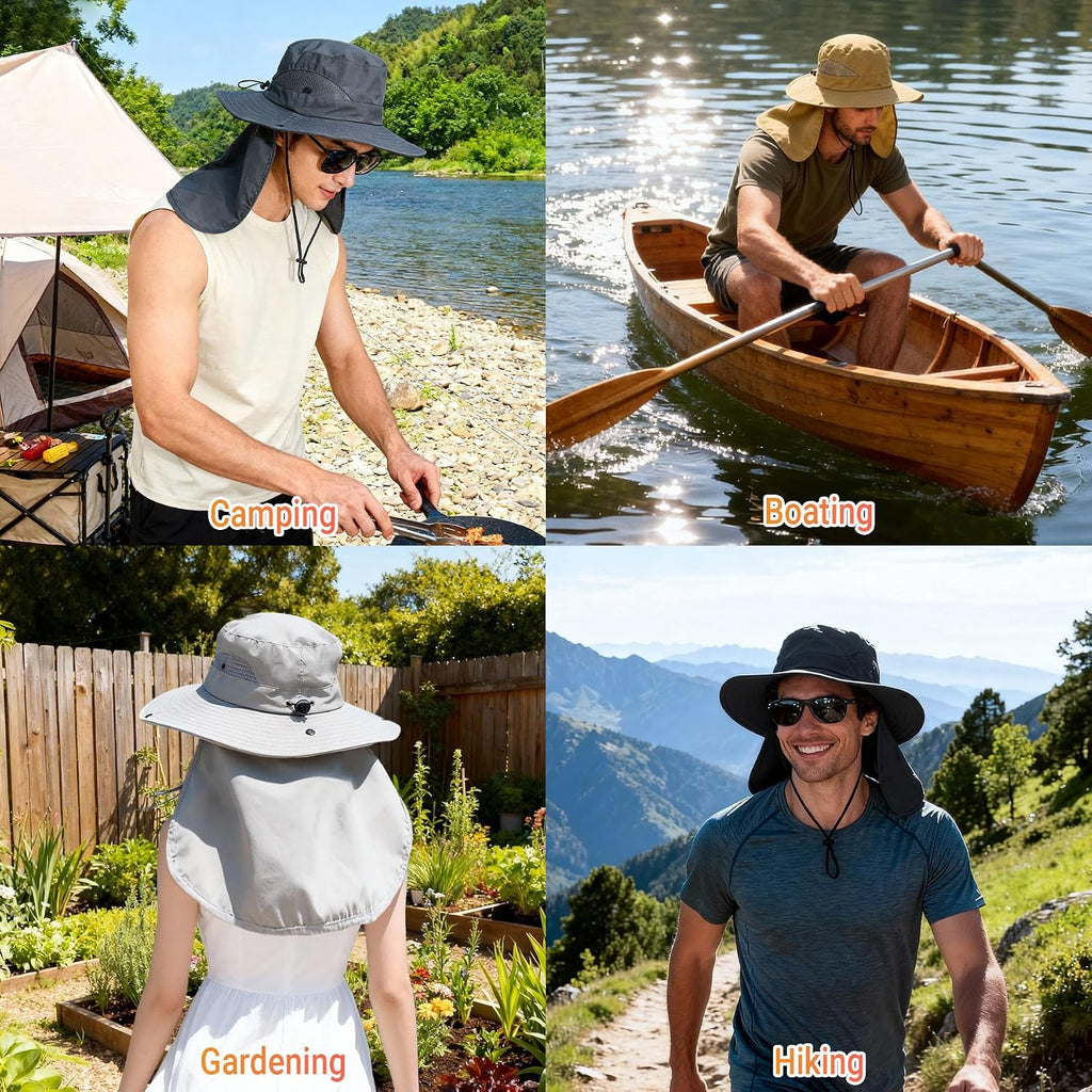 Unisex Sun Hat (with Neck Flap)