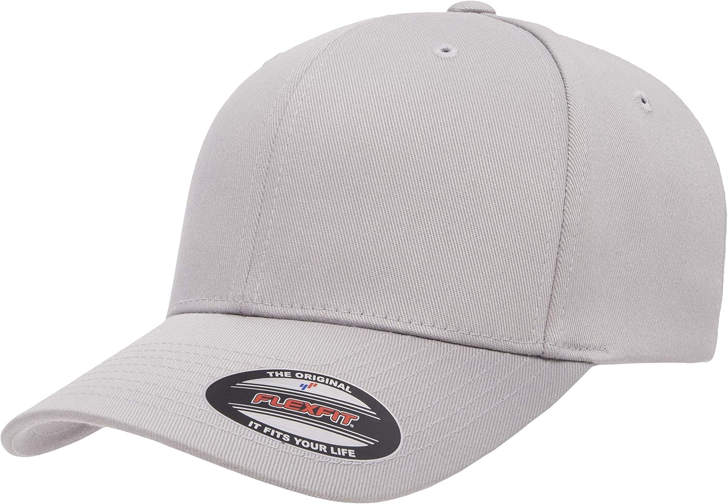 Men's Fully Closed Combed Twill Baseball Cap with a Wool-like Feel