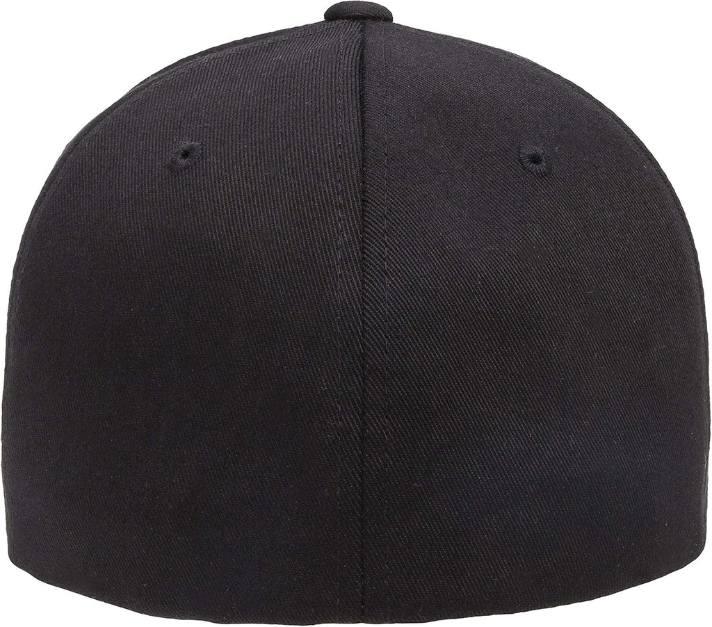 Men's Fully Closed Combed Twill Baseball Cap with a Wool-like Feel