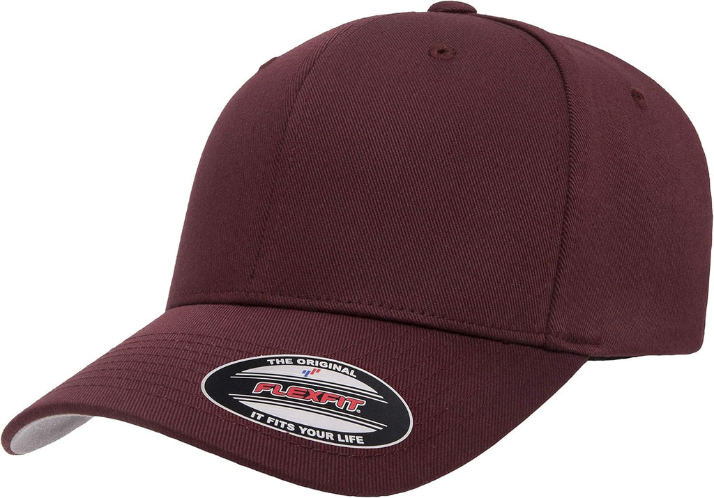 Men's Fully Closed Combed Twill Baseball Cap with a Wool-like Feel