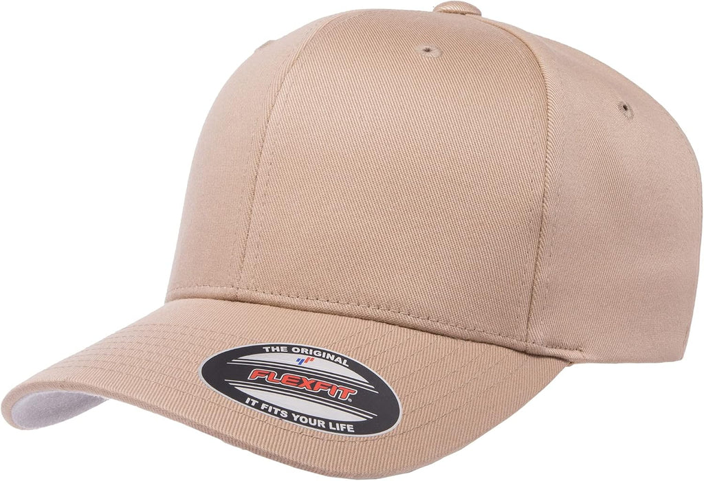Men's Fully Closed Combed Twill Baseball Cap with a Wool-like Feel