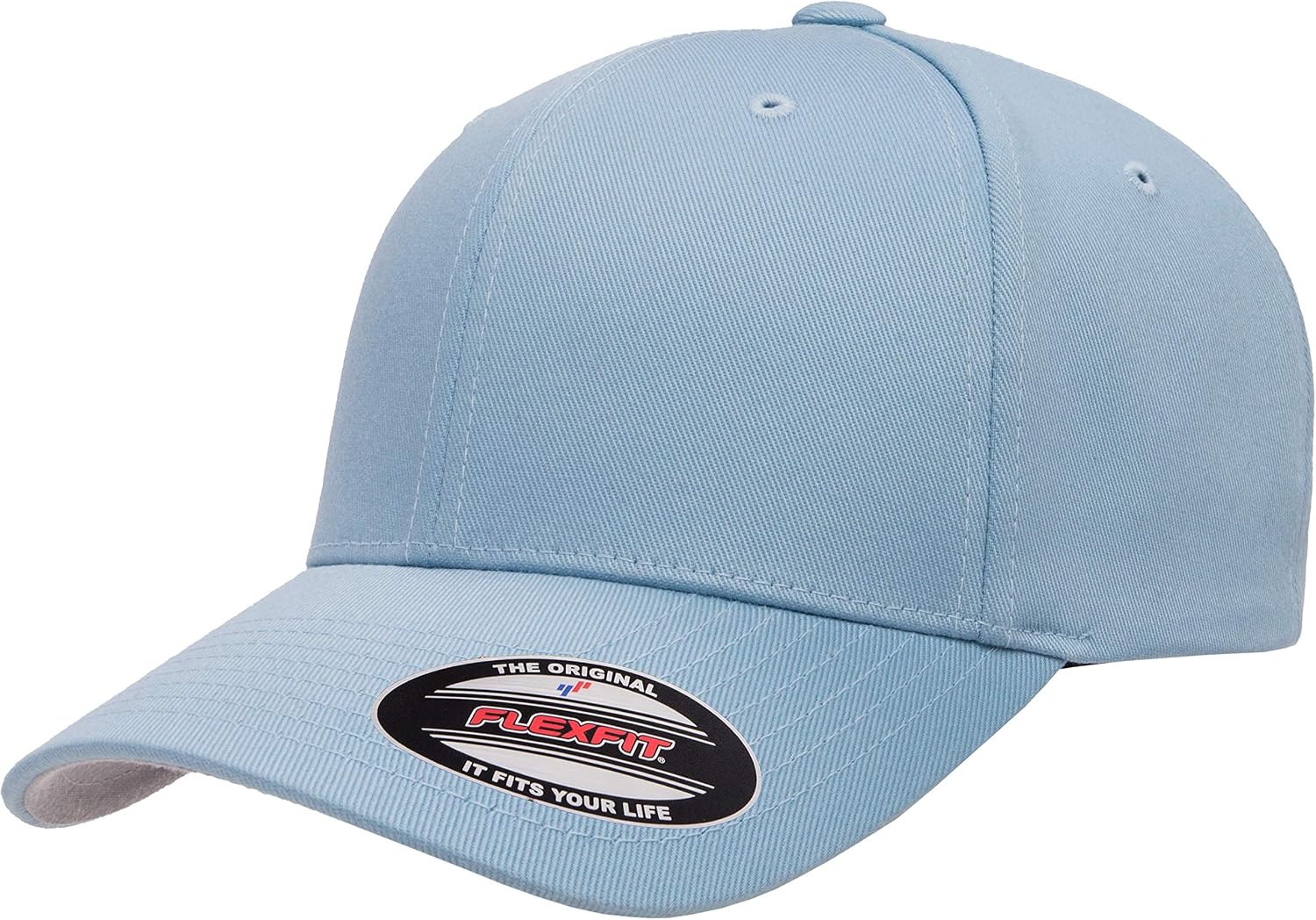 Men's Fully Closed Combed Twill Baseball Cap with a Wool-like Feel