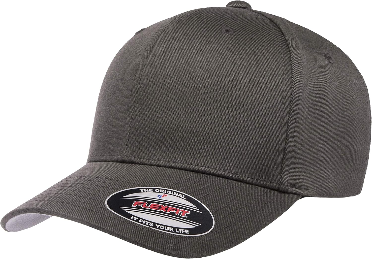 Men's Fully Closed Combed Twill Baseball Cap with a Wool-like Feel