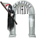 Halloween Inflatable Grim Reaper's Arch. 7.8 ft.